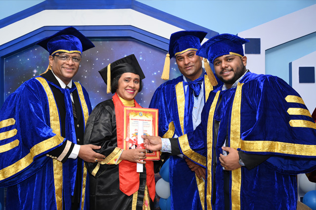 On Saturday, March 16th, 20 students from Grace Ministry Theological Bible College, Bangalore, which is associated with United Theological Research University, were awarded Certificates of B.Th by Bro Andrew Richard. 